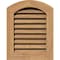 Ekena Millwork Arch Top Gable Vent Functional, Western Red Cedar Gable Vent w/ 1" x 4" Flat Trim Frame, 18"W x 20"H GVWAR18X2001SFUWR - alternate 1